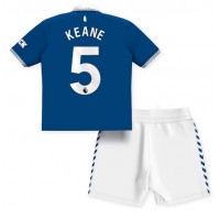 Everton Michael Keane #5 Koti Peliasu Lasten 2023-24 Lyhythihainen (+ Lyhyet housut)